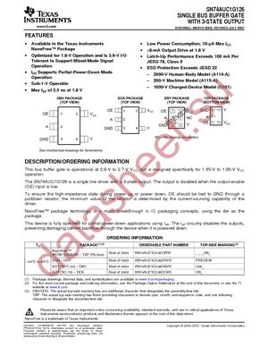 SN74AUC1G126DBVR datasheet  